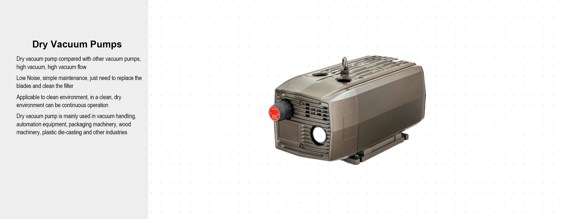 Dry Vacuum pumps